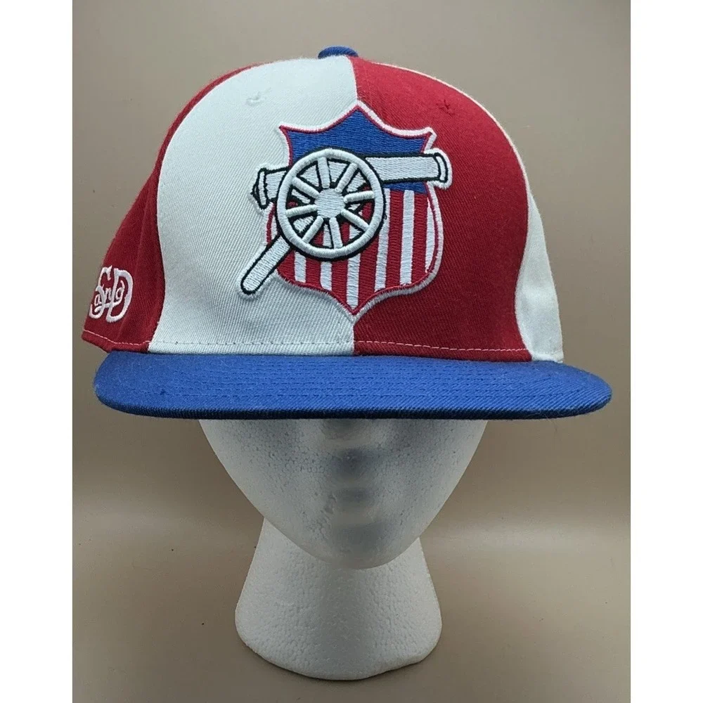 Stall & Dean Red/Blue St. Louis Gunners Baseball Cap Fitted Size 7 1/4 NFL‎